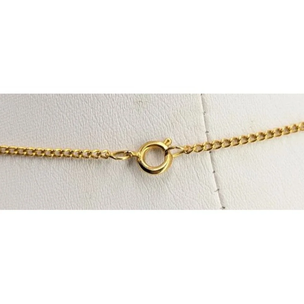 Pirate Ship Pendant Necklace Gold Tone Spanish Galleon Nautical 24 inch  Dangle